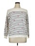 Ann Taylor LOFT Stripes White Pullover Sweater Size XL - photo 1