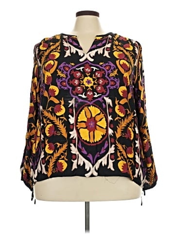 Haute Hippie Long Sleeve Blouse (view 1)
