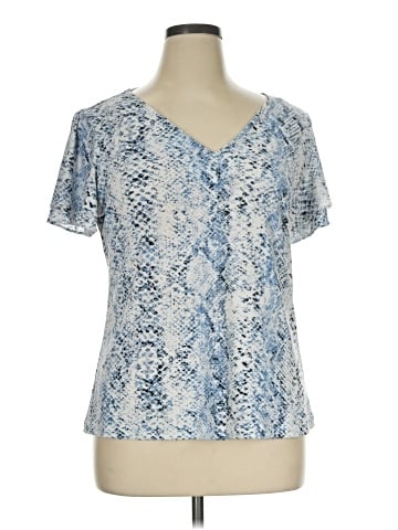 Calvin Klein Short Sleeve Blouse (view 1)