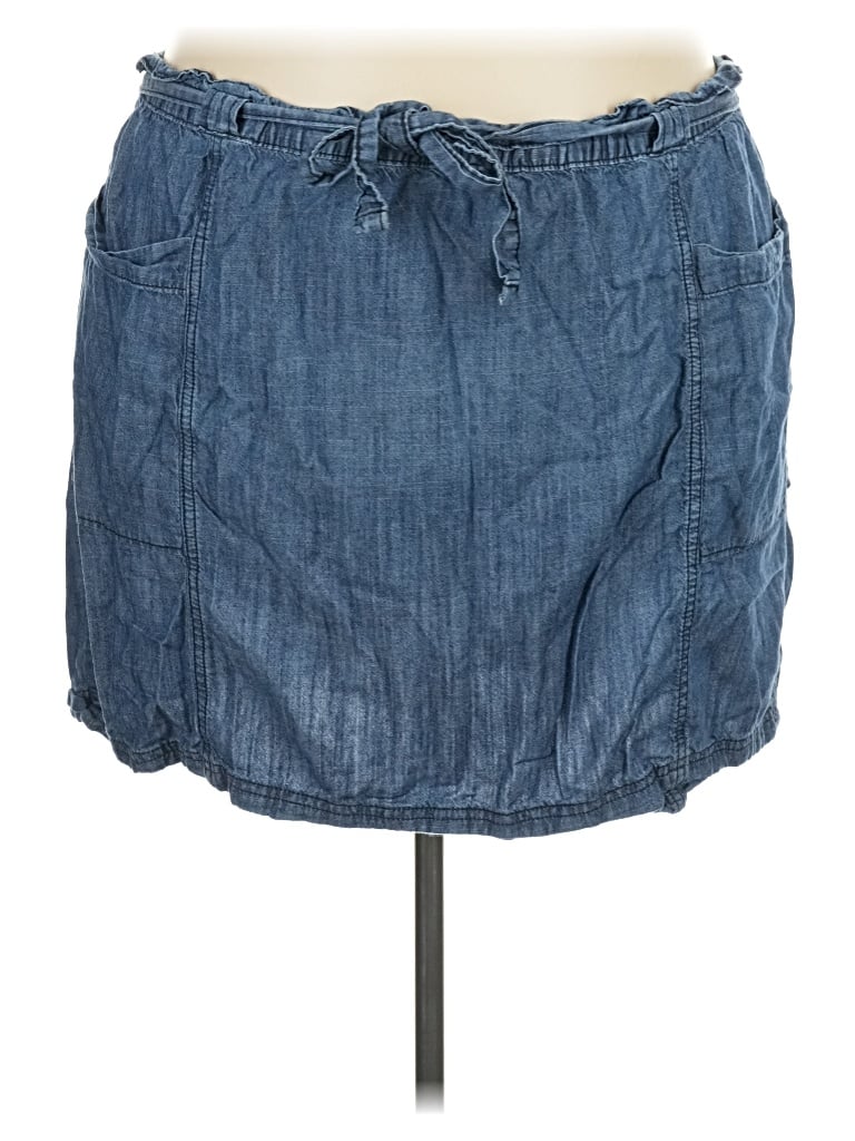 Pre-owned Caslon Casual Skirt In Blue