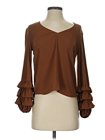 Amanda Uprichard Long Sleeve Blouse (view 1)