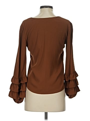 Amanda Uprichard Long Sleeve Blouse (view 2)