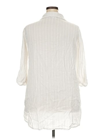 Dotti 3/4 Sleeve Button-Down Shirt (view 2)