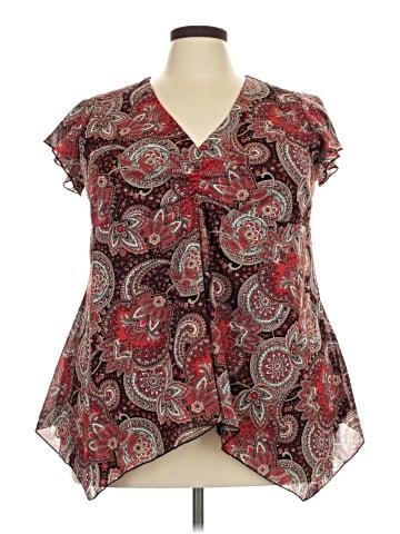Fashion Bug Short Sleeve Blouse (view 1)