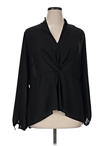 City Chic Long Sleeve Blouse (view 1)