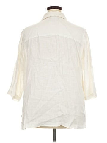 Tahari 3/4 Sleeve Button-Down Shirt (view 2)