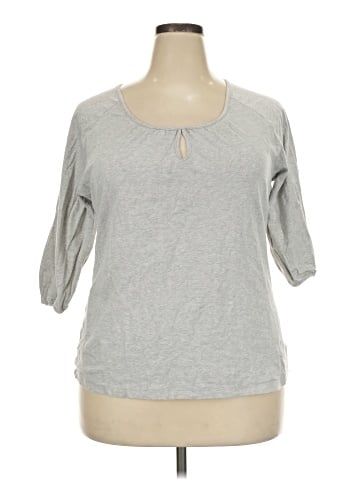 Just My Size 3/4 Sleeve T-Shirt (view 1)