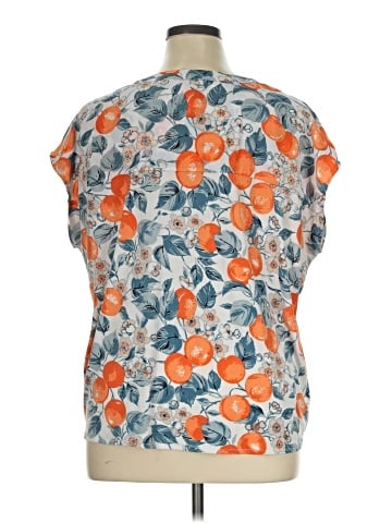 Ann Taylor Factory Short Sleeve Blouse (view 2)
