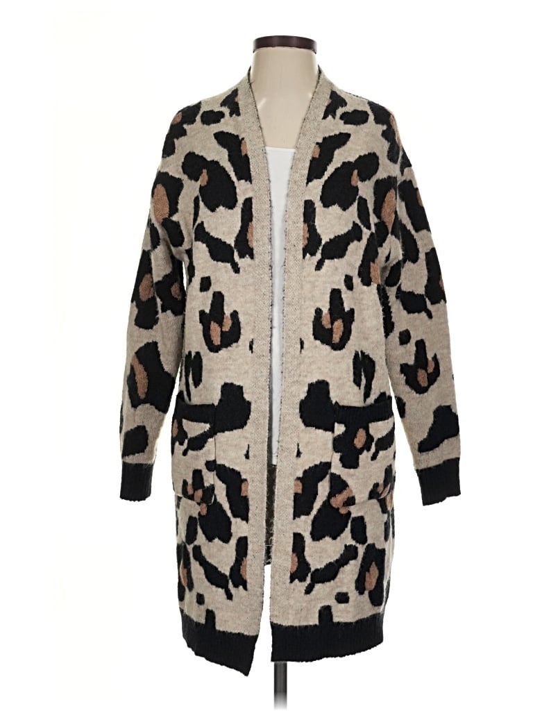 Pre-owned Altar'd State Cardigan Sweater In Tan