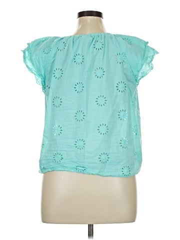 a.n.a. A New Approach Short Sleeve Blouse (view 2)