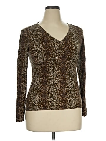 Ann Taylor Long Sleeve Top (view 1)