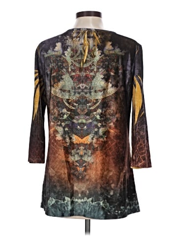 One World 3/4 Sleeve Blouse (view 2)