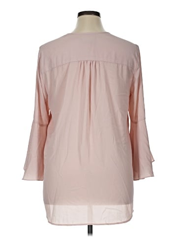 Karen Kane 3/4 Sleeve Blouse (view 2)