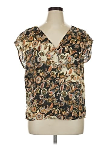 Nicole Miller New York Short Sleeve Blouse (view 1)