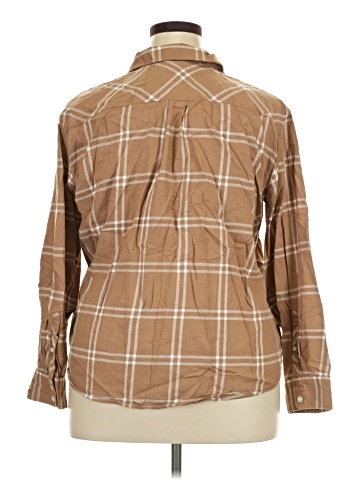 J.Crew Factory Store Long Sleeve Button-Down Shirt (view 2)