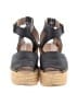 Unbranded 100% Leather Black Wedges Size EU 36 - photo 2