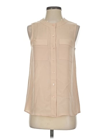 Theory Sleeveless Silk Top (view 1)