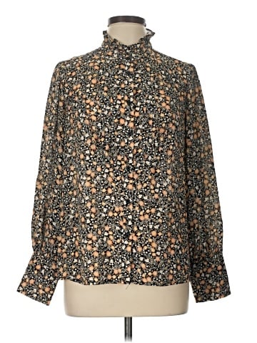 Nili Lotan Long Sleeve Blouse (view 1)
