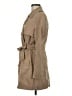 Atmosphere 100% Polyester Tan Trenchcoat Size 6 - photo 5