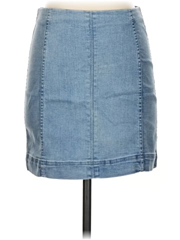 Jolt Denim Skirt (view 1)