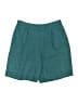 Athleta 100% Linen Solid Teal Shorts Size 14 - photo 1
