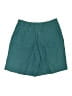 Athleta 100% Linen Solid Teal Shorts Size 14 - photo 2
