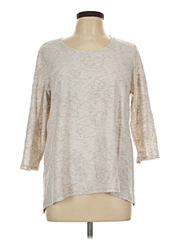 Weekends by Chico's 3/4 Sleeve T-Shirt (view 1)