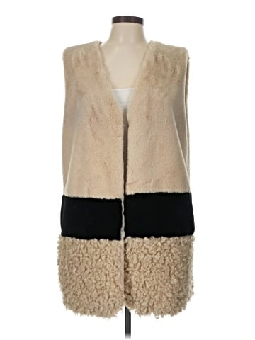 Catherine Malandrino Faux Fur Vest (view 1)
