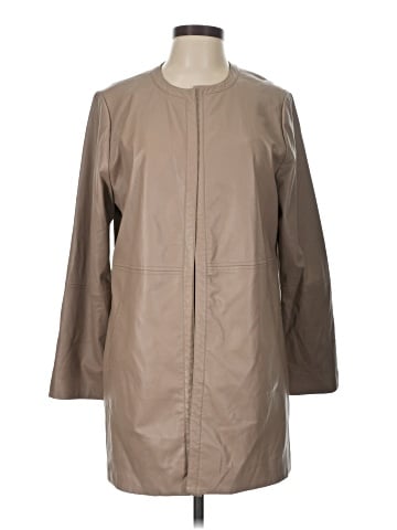 Chico's Faux Leather Jacket (view 1)