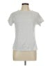 T by Talbots Silver Short Sleeve Top Size L (petite) - photo 1