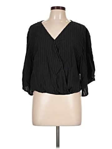 a.n.a. A New Approach 3/4 Sleeve Blouse (view 1)