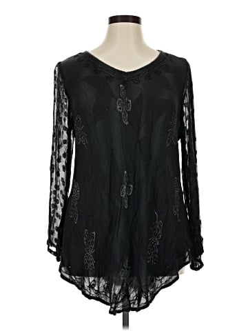 Greater Good Network Long Sleeve Blouse (view 1)