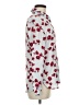 Equipment 100% Polyester Floral Red Long Sleeve Blouse Size M - photo 4
