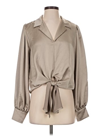 Karen Kane Long Sleeve Blouse (view 1)