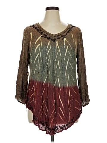 Greater Good Network 3/4 Sleeve Blouse (view 1)