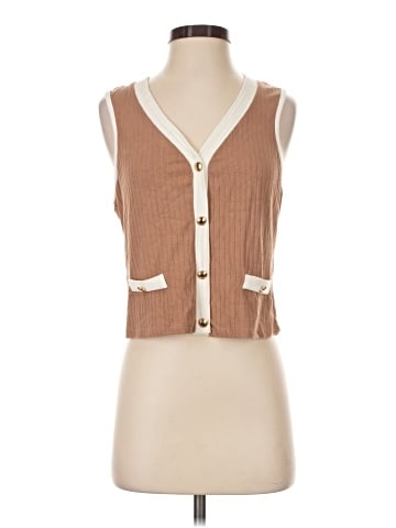 Marled by Reunited Sleeveless Button-Down Shirt (view 1)
