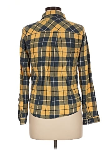 Topshop Long Sleeve Button-Down Shirt (view 2)