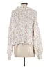 Pol 100% Polyester Tweed White Pullover Sweater Size M (estimated) - photo 2