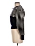 Jaeger 100% Wool Stripes Black Wool Pullover Sweater Size M (estimated) - photo 5