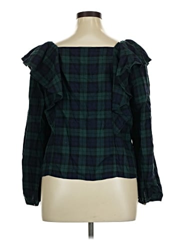 J.Crew Factory Store Long Sleeve Blouse (view 2)