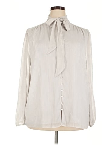 Ann Taylor Long Sleeve Blouse (view 1)