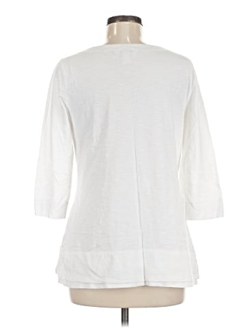 Christopher & Banks 3/4 Sleeve T-Shirt (view 2)