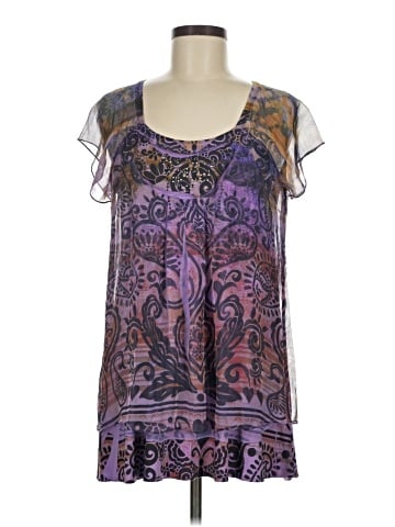 One World Short Sleeve Blouse (view 1)