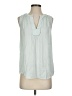 Ann Taylor LOFT 100% Polyester Green Sleeveless Blouse Size S - photo 1