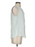Ann Taylor LOFT 100% Polyester Green Sleeveless Blouse Size S - photo 4