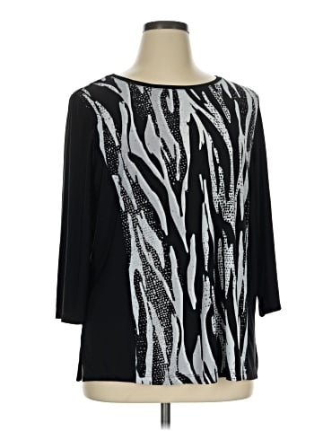 Alfred Dunner 3/4 Sleeve Top (view 1)
