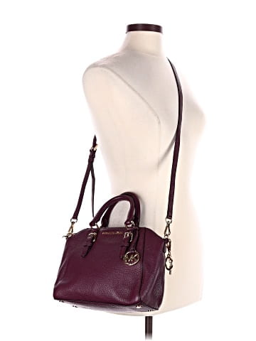 MICHAEL Michael Kors Leather Satchel (view 2)