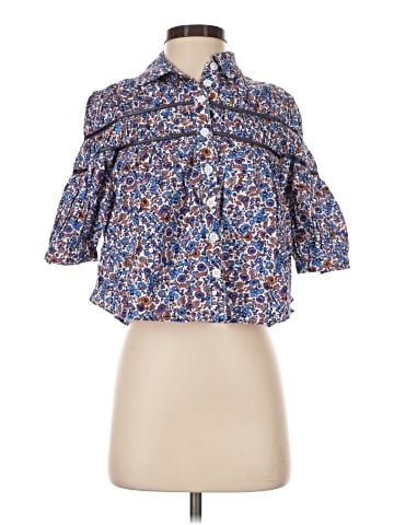 Maeve 3/4 Sleeve Button-Down Shirt (view 1)