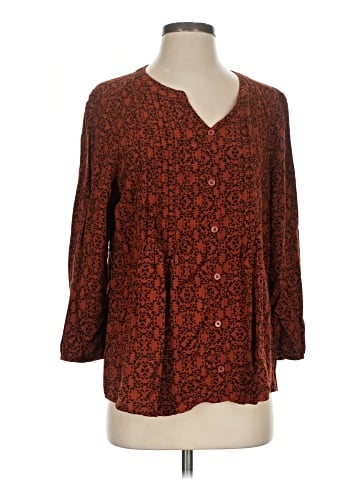 Croft & Barrow 3/4 Sleeve Blouse (view 1)