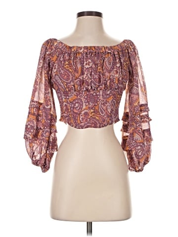 En Creme 3/4 Sleeve Blouse (view 1)